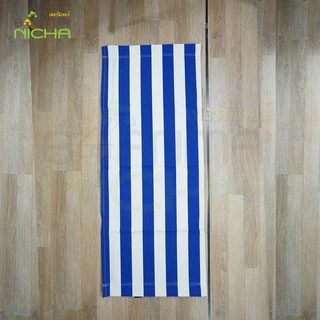 รีฟิลผ้าชายหาด ผ้าใบเก้าอี้ชายหาด เฉพาะผ้าSize : 45x115 cm.(ใช้ใส่กับโครงของร้านเท่านั้น)บ้านไม้ณิชา