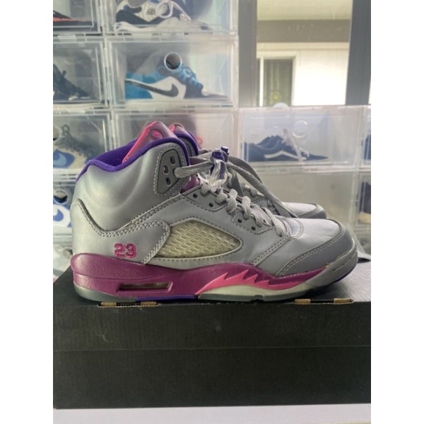 Nike air Jordan 23 grey pink ไซส์37/ 23.5 มือสอง