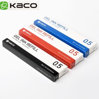Kaco ปากกาหมึกซึม 0.5 มม. ทนทาน สีน้ําเงิน ดํา แดง หลากสี สําหรับปากกา Xiaomi 10 ชิ้น