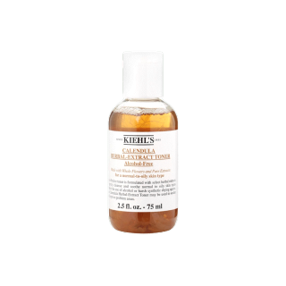 Kiehls Calendula Herbal Extract Toner Alcohol-Free 75ml คีลส์ โทนเนอร์ดอกคาเลนดูล่า ปลอบประโลมและทำความสะอาดผิวอย่างอ่อนโยน.
