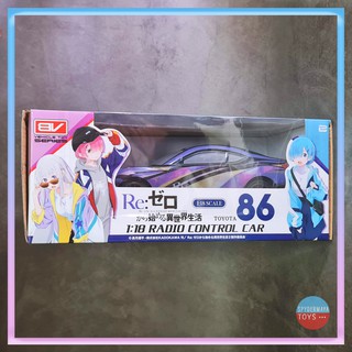 รถบังคับวิทยุ 1:18 Toyota 86 ลาย Re:zero