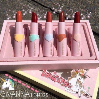 Sivanna COLORFUL UNICORN magic lipstick collection : HF4025**ของแท้ พร้อมส่ง