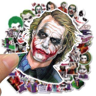 สติ๊กเกอร์ลายJokerกันน้ำ สติ๊กเกอร์โจ๊กเกอร์สําหรับตกแต่งกระเป๋าเดินทางสเก็ตบอร์ดแล็ปท็อป มี50ชิ้นลายไม่ซ้ำ