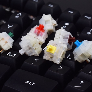 5-Pin Gateron Milky Switch สำหรับ Mechanical Keyboard