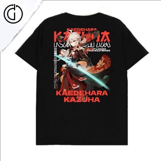 [100% Cotton] Kaos KAZUHA KAEDEHARA GENSHIN IMPACT | Kaos distro | Kaos pria | Kaos wanita | เสื้อยืดลําลอง พิมพ์ลาย lel