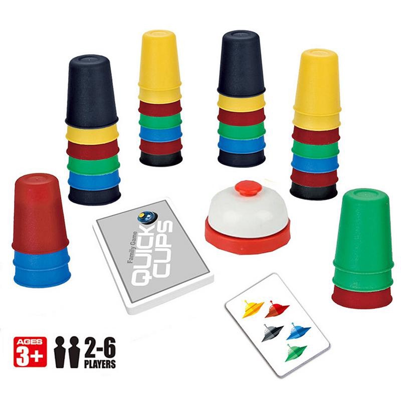 Quick Cups เกมเรียงแก้วสี ตามการ์ดสำหรับเด็ก