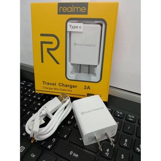 ชุดชาร์จ Realme oppo Vivo  Type-c+ USB Adapter 5V 2A 100CM