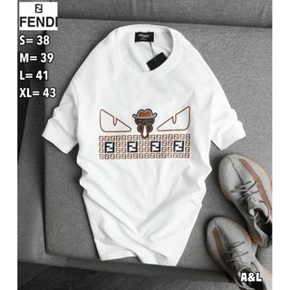 เสื้อยืดคอกลม​ Fendi