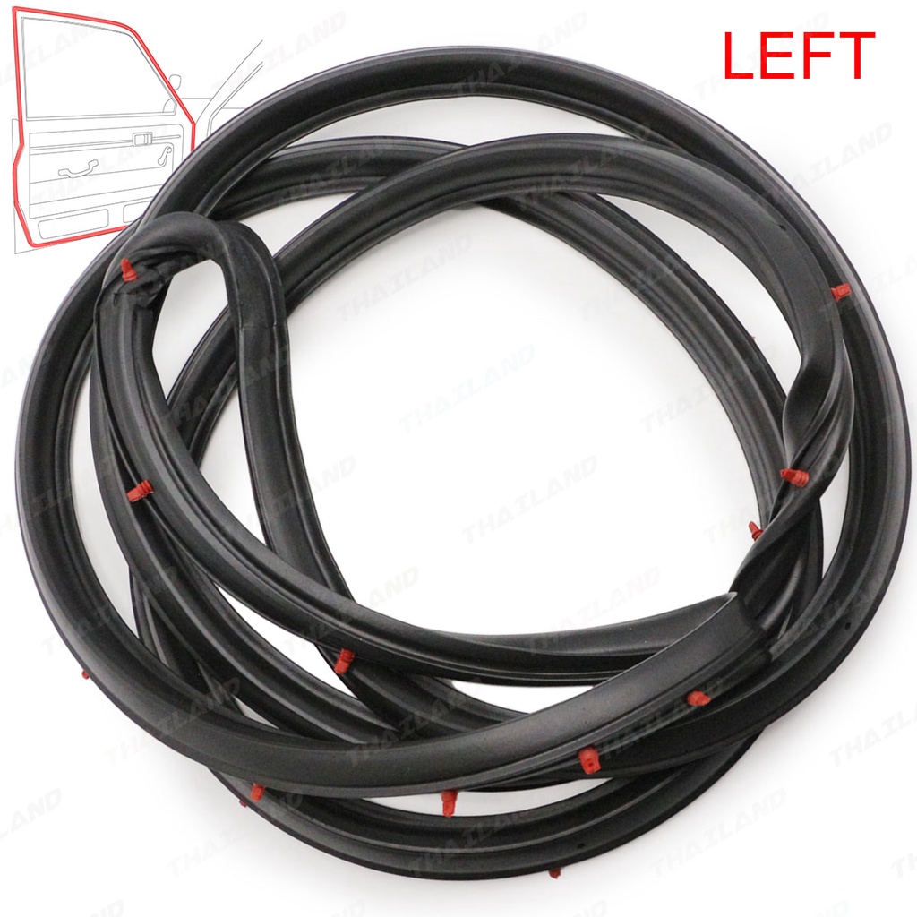 ยางกันกระแทกขอบประตู ยางขอบประตู สีดำ สำหรับ Nissan Big-M D21 ปี 1986-1997