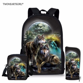 wolf book bag