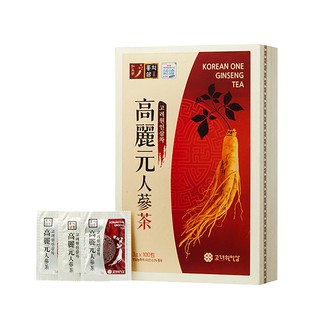 ชาโสมเกาหลีแท้ 100 % KOREAN ONE GINSENG TEA 1 (กล่องไม้)  มี 100 ซอง (100 ซอง/กล่อง) ขายดีในเกาหลี