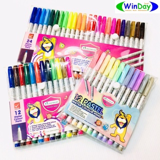 สี สีเมจิ ปากกาสีเมจิก มาสเตอร์อาร์ต 24 สี / 12 สีพาสเทล