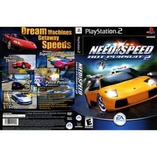 แผ่นเกมส์ PS2 Need for Speed Hot Pursuit 2   คุณภาพ ส่งไว (DVD)