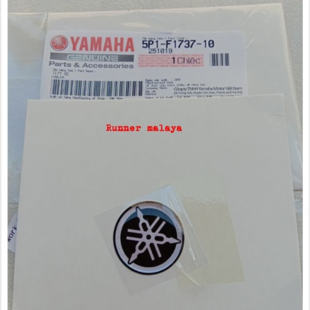 EMBLEM YAMAHA PANEL DEPAN Y15 EXCITER 150 EKOR COVERSET 1 ชิ้น