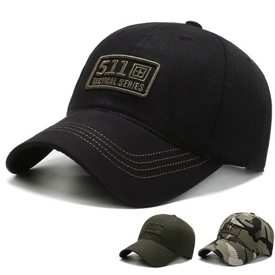 511 เย็บปักถักร้อยสามมิติเบสบอลหมวก unisex ผ้าฝ้ายคุณภาพสูงปรับ snapback Camouflages visor หมวก