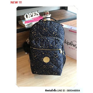 กระเป๋า KIPLING SEOUL BABY BACKPACK กระเป๋าเป้สะพาย ในคอลเลคชั่น Golden night วัสดุPolyamide100% ( ใบใหญ่) ++-