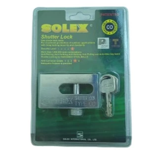 SOLEXกุญแจคล้องประตูม้วนรุ่นCO(Shutter Lock)