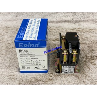 แมกเนติก คอนแทคเตอร์ Magnetic Contactor ยี่ห้อ ERINA 1 Pole 20A / 30A  220V.