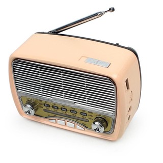 วิทยุวินเทจ ลำโพงบลูทูธ  M-165BT (คละสี) รุ่น Radio-fm-am-bluetooth-portable-m-165-bt-51b-K3