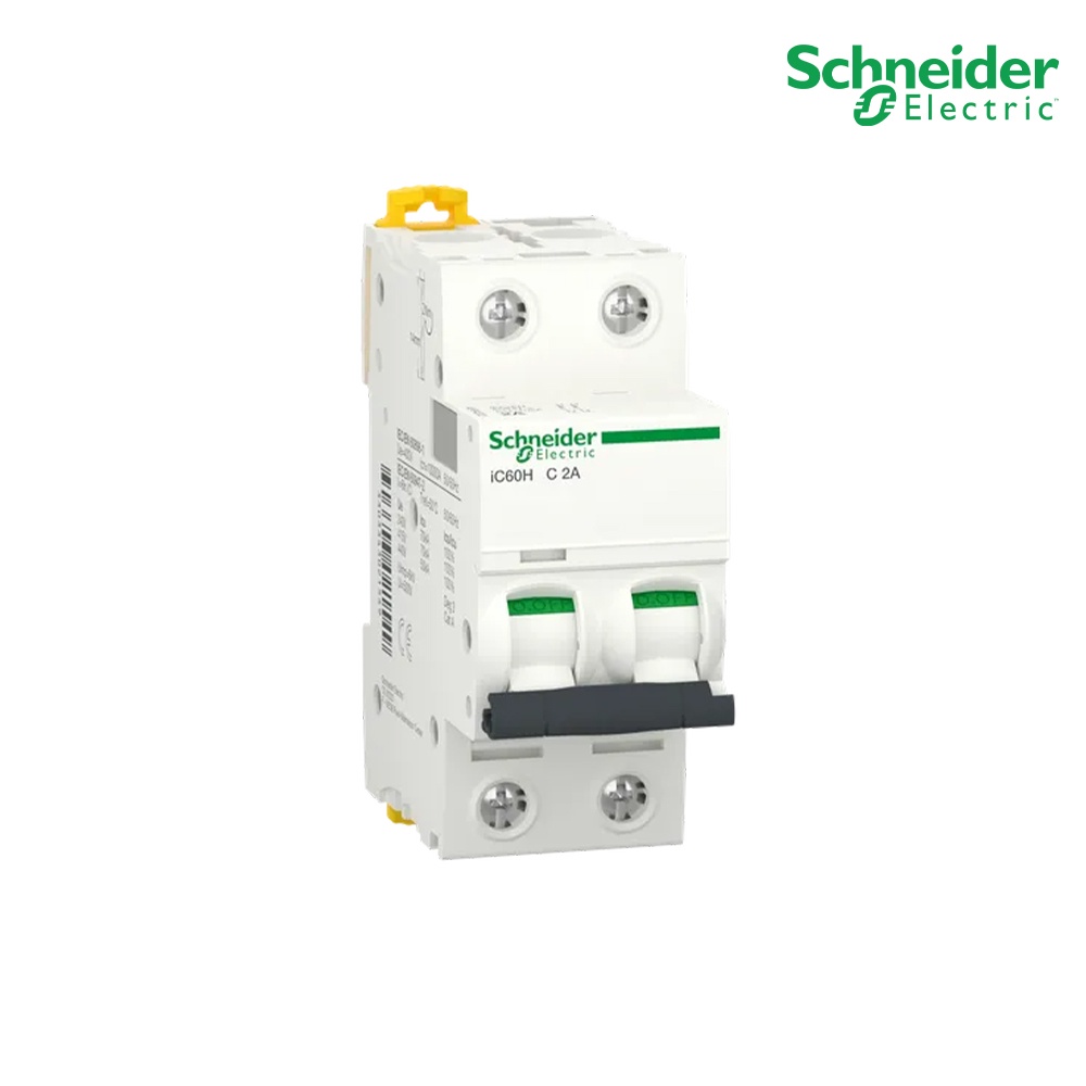 Schneider Electric Miniature circuit-breaker, Acti9 iC60H 15kA, 2P, 2A 400VAC - A9F84202 สั่งซื้อที่ร้าน PlugOn