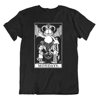 ของขวัญวาเลนไทน์ การ์ฟิลด์ ที่ได้รับแรงบันดาลใจ #Tarot เสื้อยืด พิมพ์ลาย Mondays แบบกําหนดเอง