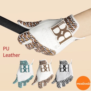 เกาหลี [BRENCE] Patten B/ Synthetic leather/ ถุงมือกอล์ฟหญิง (มือซ้ายและมือขวา)/Golf gloves