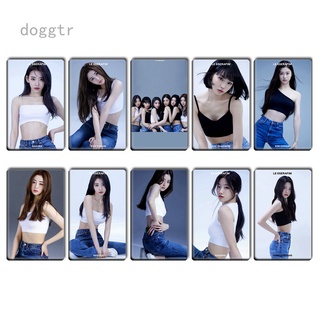 10 ชิ้น / เซต K-Pop LE SSERAFIM อัลบั้ม FEARLESS การ์ด Pvc นักเรียน Id การ์ด สําหรับเด็ก ของขวัญ คริสตัล การ์ด สติกเกอร์ Diy ตกแต่งรถบัส การ์ดสติกเกอร์ กันน้ํา นักเรียน