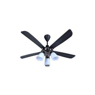 พัดลมโคมไฟ SC10 WFV ABS MD BLACK 56" 5P 3L | WINFAVOUR | SC10 พัดลมโคมไฟ ไฟเพดาน Lighting &amp; Ceiling Fans Shock Price พัด