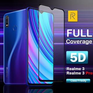 10 H ฟิล์ม Oppo F9 F11 A83 A1 A9 A1K Reno 10X ACE Realme A X XT X2 K3 C1 2Z 5 2 3 C2 A5 A9 2020 Pro เต็มจอ ปกป้อง ฟิล์ม กระจกนิรภัย ป้องกันจอ