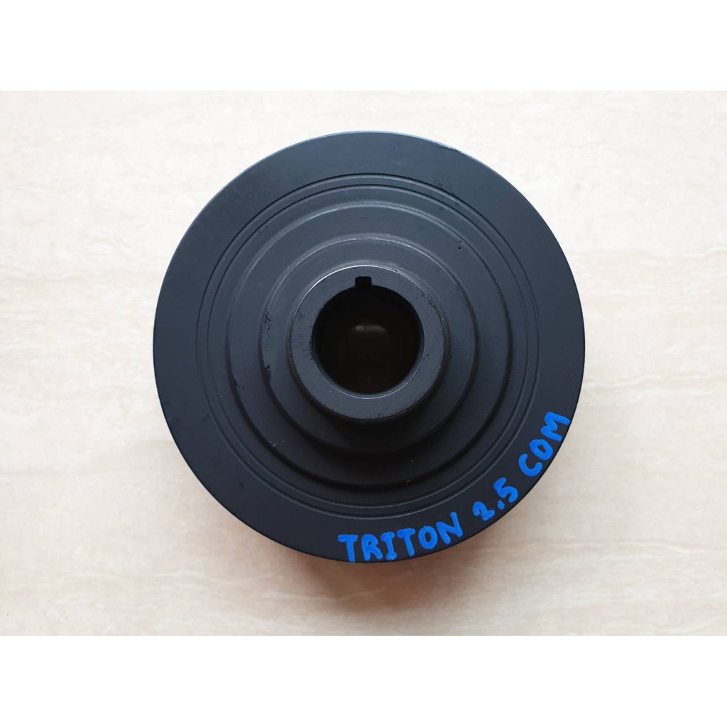 มู่เลย์หน้าเครื่อง (มู่เลย์ข้อเหวี่ยง) MITSUBISHI TRITON 2500 COM,16วาล์ว,4D56 ,DI-D ราคาตัวละ 800 บาท