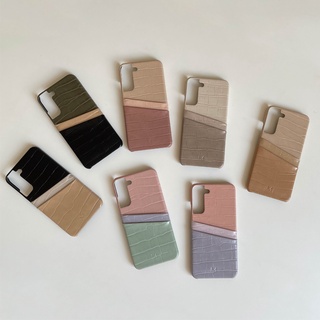 (โค้ด8MUSE65ลด65.-)(S22/S22+/S22 Ultra)MUSE 3Tone Card Holder Phone Case