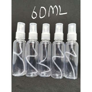 ขวดสเปรย์เปล่า พลาสติกใส 60ml