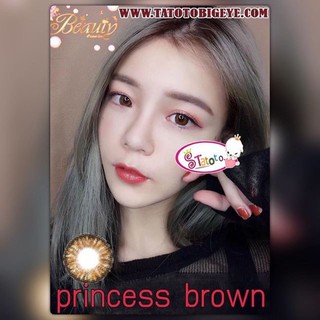 Princess Brown TATOTO Contact Lenses คอนแทคเลนส์ #96