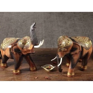 ช้างไม้ชูงวงช้างมงคล🐘🐘