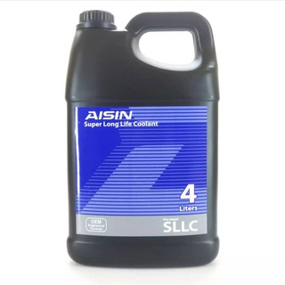 💦น้ำยาหม้อน้ำ AISIN COOLANT แกลลอน 4 ลิตร uper Long Life (น้ำยาสีชมพู) Collant เกรด OEM สูตรไม่ผสมน้ำ น้ำยา หล่อเย็น