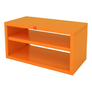 Shelf SHELF LUCKY WORLD SF-900x450-OR 90X45.5X45CM ORANGE Multipurpose furniture Home &amp; Furniture ชั้นวางของ ชั้นวางของโ