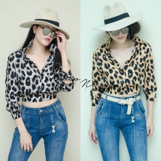 PantheRa JAQuaR CROP SHIRT"💋💋💋