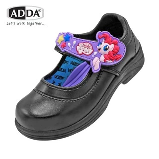 ADDA รองเท้านักเรียนหญิง หนังดำ รุ่น 41C23รองเท้านักเรียน รองเท้าเด็ก โพนี่