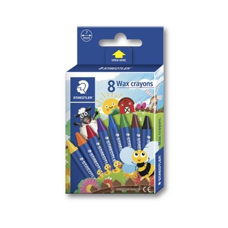 STAEDTLER สีเทียน รุ่น Noris 8 สีแท่งเล็ก