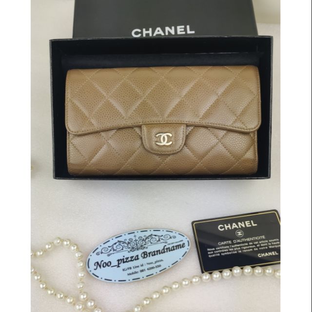 Used chanel trifold wallet holo15 แท้ 💯