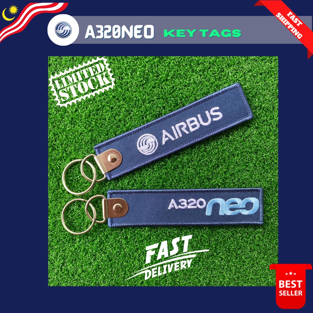 [จัดส่งในวันเดียวกัน ] A320NEO แท็กกุญแจระดับพรีเมียม