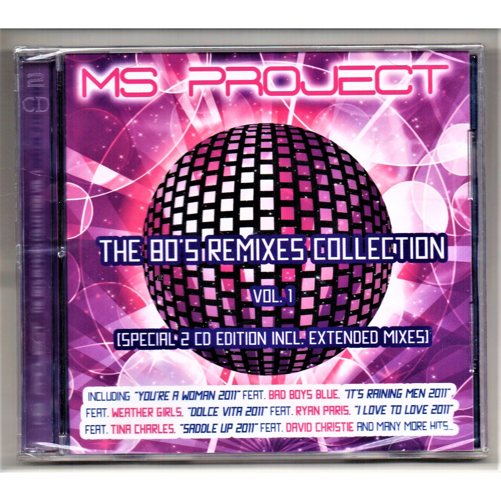 Ms Project - The 80s Remixes Collection VOL.1 ( Special 2 CD Edition Incl Extended Mixes )