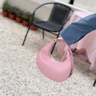 [พร้อมส่ง] 🌷Rosy pink shoulder bag | Toastytoast.stuff กระเป๋าถือคล้องแขน กระเป๋าสะพายข้างสีชมพูสุดคิ้ว na