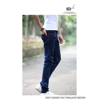 กางเกงยีนส์ขายาวชาย แฟชั่นผู้ชาย ใส่สบาย jeans 2 สี