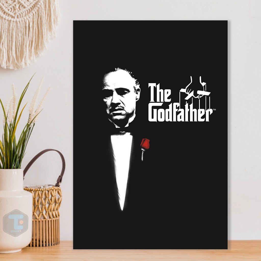 โปสเตอร์ภาพวาด The God Father Vito Corleone สําหรับแขวนตกแต่งผนัง