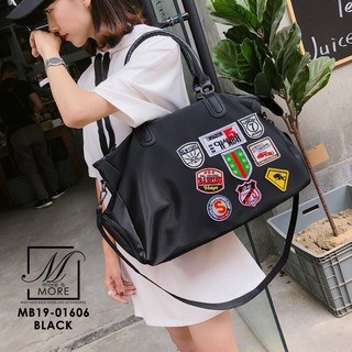 MB19-01606 กระเป๋าแฟชั่นนำเข้าแท้ทรง Sport Bag ดีไซน์สุดเท่ห์