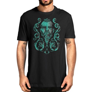 เสื้อยืดครอปเสื้อยืด พิมพ์ลาย ins Creed Valhalla Clic สําหรับผู้ชายS-5XL