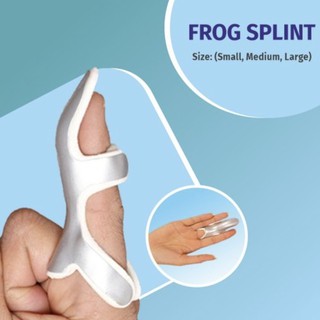 Tynor Frog Splint ที่ด้ามนิ้วชี้สำหรับทั้งนิ้ว ทำจากอลูมิเนียม ไทนอร์ รุ่น F04