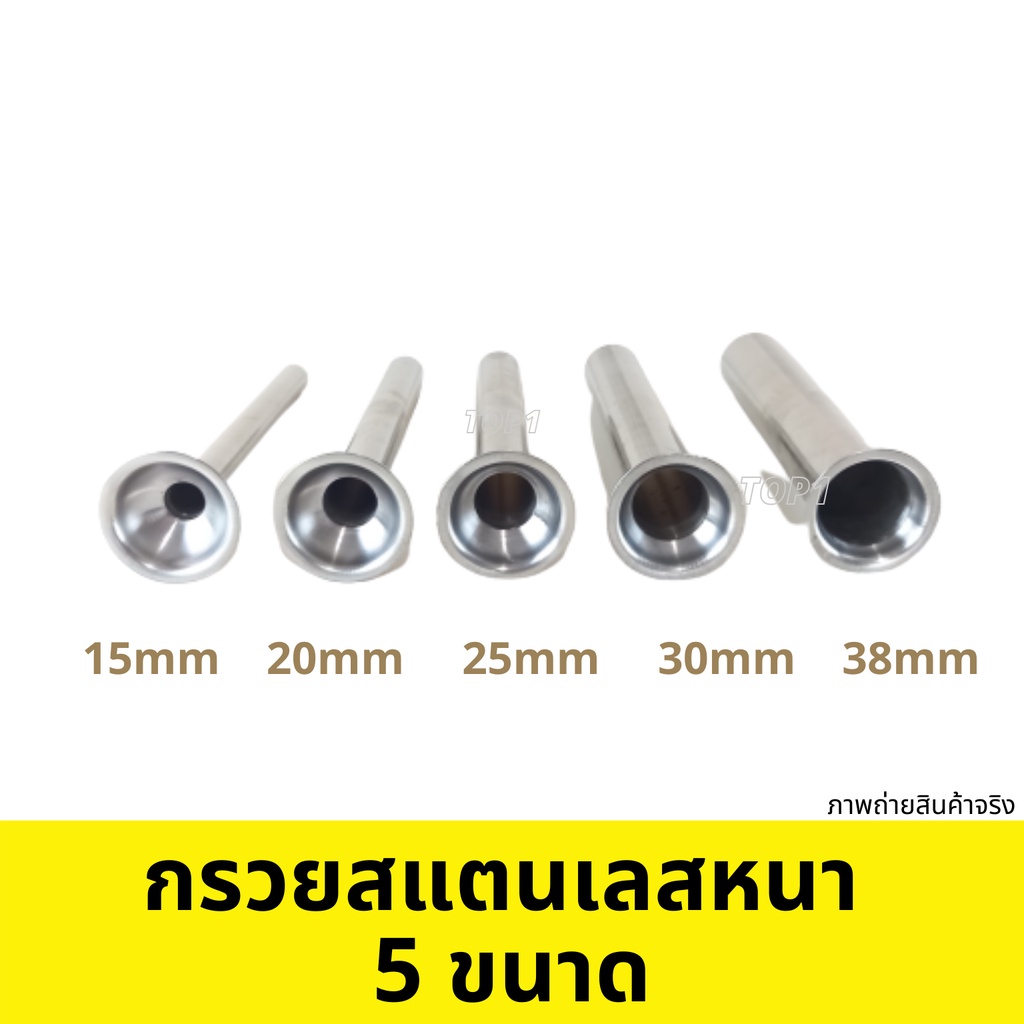 เครื่องอัดไส้กรอก เครื่องอัดไส้อั่ว หมูยอ กุนเชียง 3ลิตร สแตนเลสแท้  เครื่องยัดไส้กรอก เแบบมือหมุน พร้อมกรวยอัด 5ไซส์