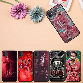 เคสโทรศัพท์มือถือแบบนิ่ม ลายสโมสรฟุตบอล Liverpool สีดํา สําหรับ iPhone 5 5s SE 6 6s 6Plus 6sPlus 7 8 7Plus 8Plus X XS XR XS Max